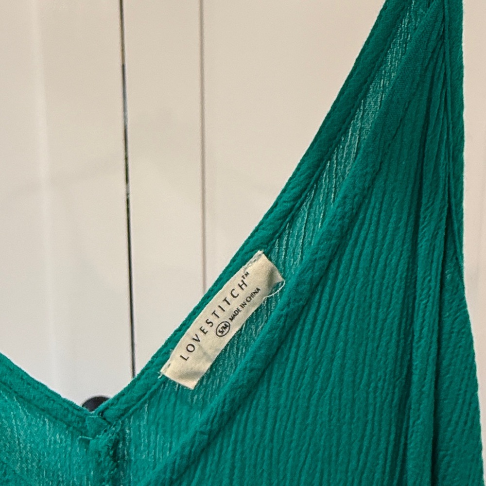 Love stitch green/teal maxi dress - Picture 3 of 6